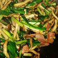 crystaI's cooksnap of when they made 豆苗とベーコンのソテー.