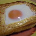 ☆kano☆'s cooksnap of when they made ❤スイートチリマヨ＆目玉トースト❤.