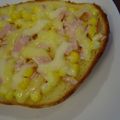ラテちん's cooksnap of when they made 朝食に大人気♪コーンマヨピザトースト☆.