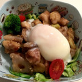 りんご0507's cooksnap of when they made 鶏肉と蓮根の照り焼き丼.