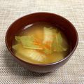 Chikatan☆'s cooksnap of when they made 筍と白菜のお味噌汁.