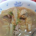 sunakuzira's cooksnap of when they made ウチのメインな豚汁♪昆布がミソ！.