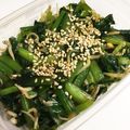 nayu☆u's cooksnap of when they made 小松菜とシラスのニンニク炒め♪.