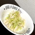 d080b's cooksnap of when they made 材料3つ♡キャベツと蒸し鶏のコンソメ和え.