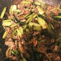 クックON6AR8☆'s cooksnap of when they made 小松菜と牛バラ肉の甘辛炒め（母の味）.