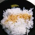 choco831's cooksnap of when they made アカン飯☆バター×ねりわさび×醤油ご飯.