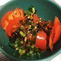 土屋はちまき's cooksnap of when they made 簡単！夏のおつまみトマトキムチ.
