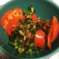 土屋はちまき's cooksnap of when they made 簡単！夏のおつまみトマトキムチ.