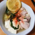 コナ子's cooksnap of when they made さっぱりアツアツ☆レモン鍋.