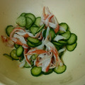 Linoco20126's cooksnap of when they made 胡瓜とカニカマの酢のもの.