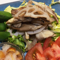 えいてぃえいと's cooksnap of when they made 舞茸と蓮根のサラダ 柚子のドレッシング.