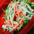 curisupin's cooksnap of when they made 人参ときゅうりのマヨごまサラダ.