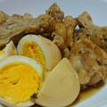 achipo's cooksnap of when they made 鶏手羽元とゆで卵の煮付け.