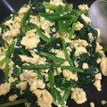 プラヤム's cooksnap of when they made 朝昼夕♪簡単♪ほうれん草と炒り卵の和え物.