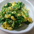 すずぱく's cooksnap of when they made 菜の花と玉子のからしマヨ炒め◎お弁当に♪.