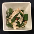 atssyk's cooksnap of when they made オクラととりささみの梅肉シソ和え.