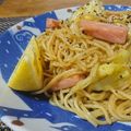 ダイナマイト漆黒's cooksnap of when they made 塩レモン味の絶品焼きそば(Barレシピ).