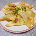 ＠迷子＠'s cooksnap of when they made モッツァレラチーズ&トマトの揚げワンタン.