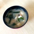 take♪aki♪'s cooksnap of when they made 味噌汁（人参・ネギ・豆腐・ワカメ）.