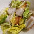 ももpppp's cooksnap of when they made 簡単副菜☆白菜と竹輪のごまマヨ醤油☆.