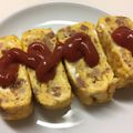 kk4788's cooksnap of when they made 簡単！コンビーフハッシュとチーズの卵焼き.