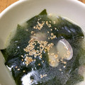 品川パンダ's cooksnap of when they made アサリとワカメのスープ☆韓国風.