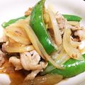 かすがべ's cooksnap of when they made スナップえんどうと豚肉のポン酢炒め.