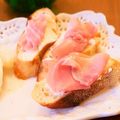 るるおか's cooksnap of when they made 生ハムとガーリッククリチのブルスケッタ♡.