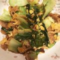 クックUHEC25☆'s cooksnap of when they made チンゲン菜と豚肉の卵炒め.