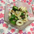 ぽぽきゅ's cooksnap of when they made オクラと白菜・竹輪のとろろ昆布あえ♪.