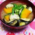 めみたん☆'s cooksnap of when they made なすとかぼちゃの味噌汁.