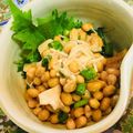 賀古遥's cooksnap of when they made 茸と納豆の和え物.