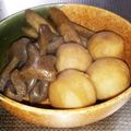 salty☆'s cooksnap of when they made 蒟蒻と里芋とゴボウでピリ辛和風煮物.