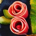 ayunayum's cooksnap of when they made 酢漬け大根の薔薇♪.
