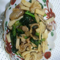うさこのみみ's cooksnap of when they made タアサイと豚肉の炒め物.