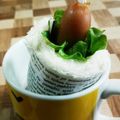 ゆこPIN's cooksnap of when they made シャウエッセンのふわシャキ！サンドらず.