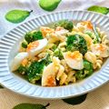 お料理ニャロメ's cooksnap of when they made ブロッコリーと卵・ハムのマカロニサラダ.
