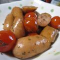 ちばたま's cooksnap of when they made 10分イタリアン☆ウインナーとまと☆.