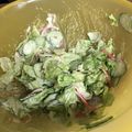クックZ8J4H4☆'s cooksnap of when they made レタス、大葉、蟹カマのマヨポン酢サラダ.