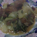 ニャ〜子♪'s cooksnap of when they made 豚こま切れ肉の唐揚げ ～白菜あんかけ～.