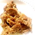 earth。's cooksnap of when they made しゃぶしゃぶ用お肉で☆生姜焼.
