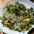 あいらぶぞうさん♪'s cooksnap of when they made ほうれん草と玉子と春雨。.