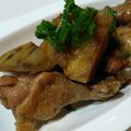 クックC7XK5N☆'s cooksnap of when they made さつまいもと手羽元の甘辛煮.