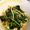 （・×・）♪'s cooksnap of when they made もやしとほうれん草の中華和え.