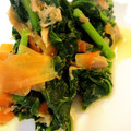 mmmmmmmegu's cooksnap of when they made かぶの葉と白菜とツナのエスニック炒め.