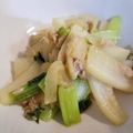 zeimama's cooksnap of when they made 大根の皮とブロッコリーの茎の簡単おかず！.