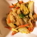 ばやし's cooksnap of when they made 田舎味！白菜とさつま揚げの油炒め.