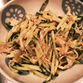 まいはーママ's cooksnap of when they made 鶏ささみとごぼうきゅうりの胡麻ドレサラダ.