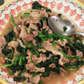 CHOCOCOA's cooksnap of when they made 豚とほうれん草の煮物.