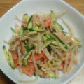 かんちゃん１２１０'s cooksnap of when they made 簡単★きゅうりともやしの中華風サラダ.